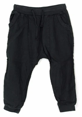 Pantalones Harén The Time Of Cherries Lino Negro Junior Niña LOLA Talla 12 Años Foto 1 de 4