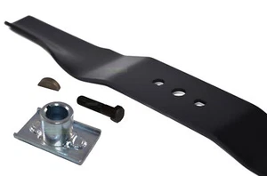 56 CM Rasenmähermesser + Messerhalter + Keil + Schraube für Scheppach Rasenmäher - Picture 1 of 2