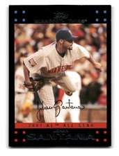 2007 Topps Updates & Highlights #UH236 Johan Santana   Minnesota Twins  AS
