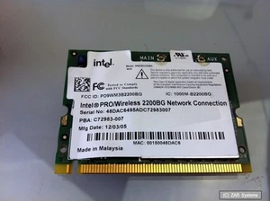 Pieza de repuesto AMILO 1840D: C72983-007 Intel Wireless 2200BG Mini PCI adaptador wlan - Imagen 1 de 1