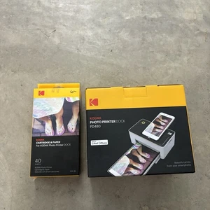 Kodak PD480 iPhone Charging Photo Printer Dock Used Once - Picture 1 of 6
