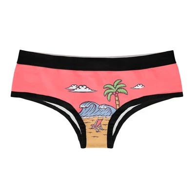 Womens Nobody Likes A Shady Beach Panties Funny Bikini Brief Vacation Graphic - Image 1 of 4