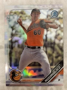 2019 Bowman Draft Chrome GRAYSON RODRIGUEZ Refractor BDC-121! Baltimore Orioles - Bild 1 von 2