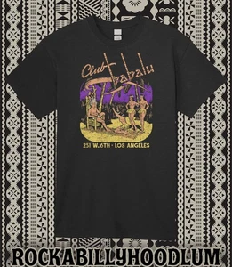 Retro Tiki Tee T Shirt Bar Polynesian Restaurant Mug Club Babalu Los Angeles CA - Picture 1 of 9