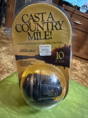 Johnson Country Mile 10 Spin Cast Fishing Reel "TANGLE FREE JOHNSON REEL" NOS - Image 1 of 4