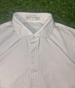 Holderness & Bourne Tailored Fit Polo Graphic Print - Size Medium NWOT NO LOGOS - Picture 1 of 6