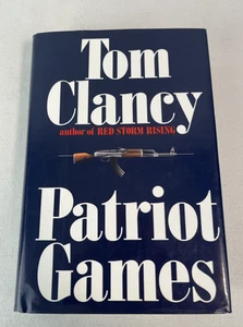 Patriot Games by Tom Clancy (1987) HC w/ DJ Jack Ryan - Picture 1 of 9