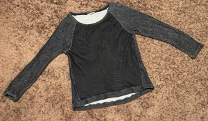 Women’s TTHARI Gray Cotton Sweater w/ Black Mesh Front - Size: Medium | RN 50814 - Picture 1 of 9