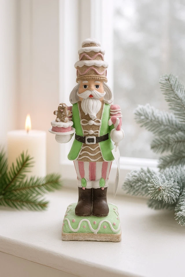 Clayre&Eef Nussknacker, Grün, Weihnachtsdekoration, Candy - Bild 1 von 1