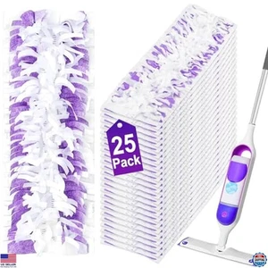 25 Pack Disposable Mopping Pads Refills for Multi-Surface Floor Cleaning - Picture 1 of 6