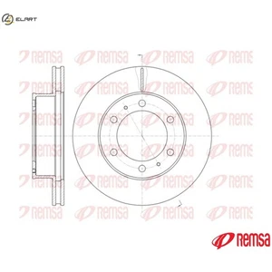 2x BRAKE DISC 61205.10 FOR TOYOTA SW4/HILUX FORTUNER 2TR-FE 2.7L 1KD-FTV 3.0L - Picture 1 of 9