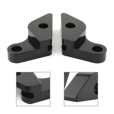 1 Juego Kit Bajador Amortiguador Negro 1" Para Harley Davidson VRSC V-ROD VROD 2002-2017 Foto 1 de 4