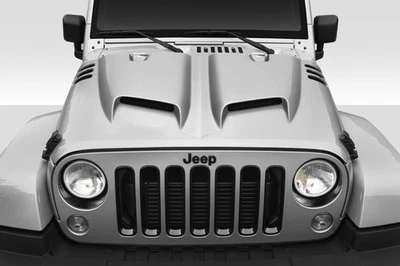For 2007-2018 Wrangler JK Duraflex Rage Hood - 1 Piece Foto 1 de 4