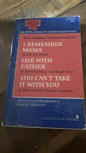 ANTA Series of Distinguished Plays 3 Comedies of American Family Life Book - Picture 1 of 3