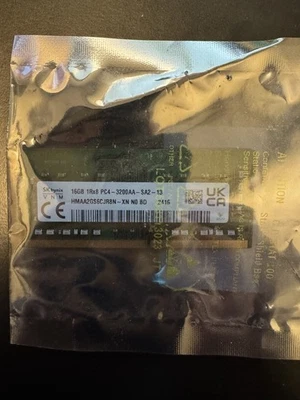 SK Hynix 16GB 1Rx8 PC4-3200AA DDR4 Laptop SODIMM Memory - Image 1 of 2