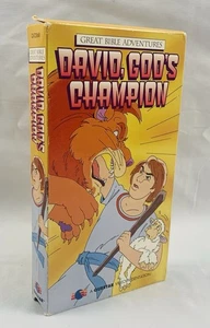 Great Bible Adventures VHS David Gods Champion Christian Children’s Family Movie - Foto 1 di 7