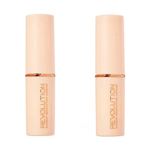 Pack of 2 Makeup Revolution Beauty Fast Base Stick Foundation, F6 - Picture 1 of 6
