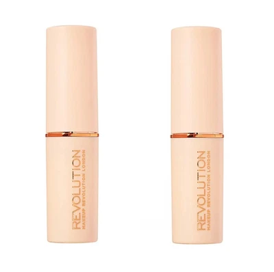 Pack of 2 Makeup Revolution Beauty Fast Base Stick Foundation, F6 - Image 1 of 4