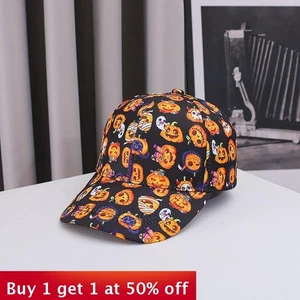 Sombrero de béisbol de Halloween al aire libre informal moda elegante sombrero para el sol ajustable - Imagen 1 de 8