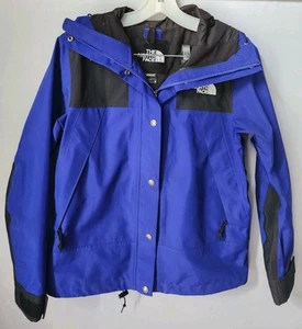 THE NORTH FACE Mountain Gore-tex Jacke Damen Medium Parka Hoodie Blau Schwarz - Bild 1 von 18