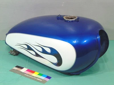 1974 1975 Yamaha XS650 Gas Tank clean fuel 1976 1977 1978 1979 TX650 - Image 1 of 4