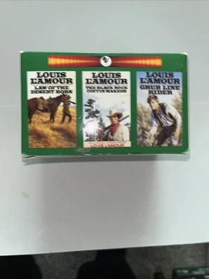 Two 3 Pack Boxes Of Louis L’ Amour Audio Books ( Cassettes) - Image 1 of 4