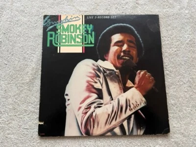 SMOKEY ROBINSON ~ SMOKIN' ~  1978 USA LIVE 2X VINYL LP ALBUM T9-363A2 - Image 1 of 4