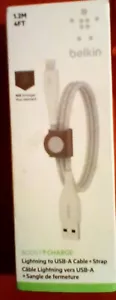 Belkin 4ft Boost Charge to USB-A Cable + Strap - Picture 1 of 2