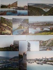 Set of 12 Antique German Postcards - Mainz Coblenz Ruine Godesburg - Picture 1 of 13