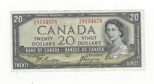 1954 BOC BC-33b, $20 Bea/Coy SN# C/E 8134878 Devil's Face - Picture 1 of 2