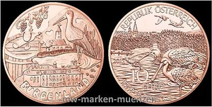 10€ " Burgenland " rame 2015 - Foto 1 di 1