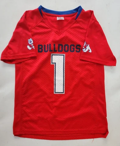 Fresno State Bulldogs Football Jersey #1 - Youth Size Medium 8/10 - Red Cover
