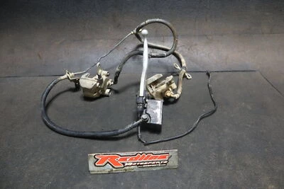 2003 YAMAHA BEAR TRACKER 250 YFM250X FRONT BRAKE MASTER CYLINDER & CALIPERS Foto 1 de 4