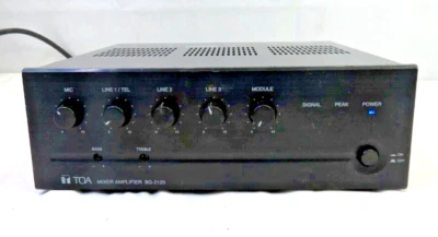 TOA Corporation BG-2120 CU Mixer Amplifier, FOR PARTS/ REPAIR - Image 1 of 4
