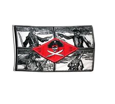 Skull Pirate Chief Flag - 5 x 3 FT 100% Polyester With Eyelets Pirate IE