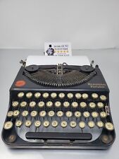 Machine à écrire portable vintage Remington #1 clés italiennes des années 1920 - timbre d'importation