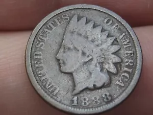 1888 Indian Head Cent Penny- VG Details - Picture 1 of 3