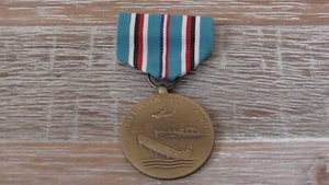 Replica medaglia campagna americana Stati Uniti seconda guerra mondiale marcata G27 #A580 - Foto 1 di 9