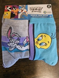Calcetines Looney Tunes para mujer gráficos - Paquete de 10 - Talla 4-10 - Imagen 1 de 6