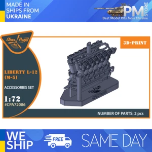 Clear Prop CPA72086 - 1/72 - Liberty L-12 engine set 3D print. Upgrade set - Picture 1 of 5