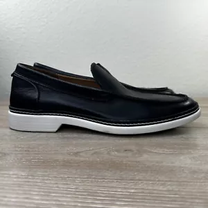 Mocasines sin cordones venecianos negros Allen Edmonds "WILDER" para hombre talla 9,5 D - Imagen 1 de 10