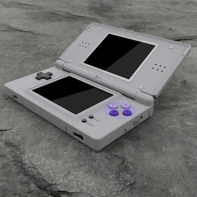 NDSL Classic SNES Style Replacement Full Housing Shell for Nintendo DS Lite Case - Image 1 of 4