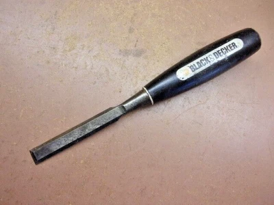 Cincel de borde biselado BLACK & DECKER 1/2" 8 1/2" de largo con borde afilado sin daños ¡LQQK! Foto 1 de 4