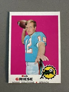 1969 Topps Football Bob Griese #161 EX - Picture 1 of 2