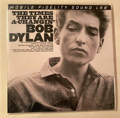 BOB DYLAN The Times They Are A-Changin MFSL 45 rpm 180 gram vinyl SEALED 2 x LP - Image 1 of 3