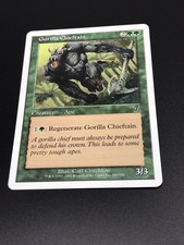 Magic The Gathering MTG Gorilla Chieftain 7th EditiOn Carl Critchlow