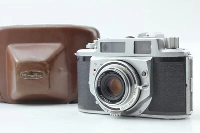 RARE! [AS-IS w/ Case] Minolta A-2 A2 LT RF Camera + Rokkor 45mm f/2.8 from Japan - Image 1 of 4