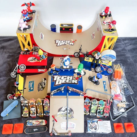 X-Concepts Vintage TECH DECK Massive Lot 2000 Skateboards Skatepark Dudes Bikes Cover