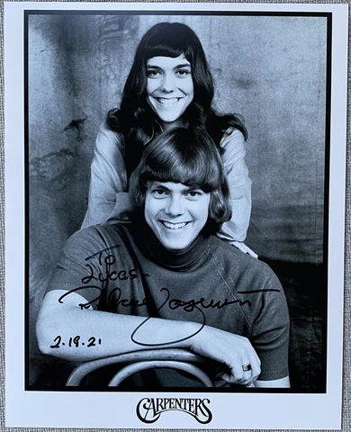 Richard Carpenter Signed In Person 8x10 Carpenters Promo Photo - Authentic Cover