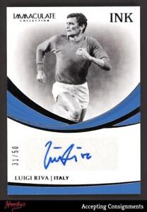 2018-19 Immaculate Collection Ink #35 Luigi Riva Autograph AUTO 31/50